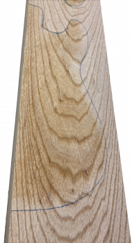 Preview: Body Swamp Ash, 2-pcs. grainmatched, Unique Piece #196